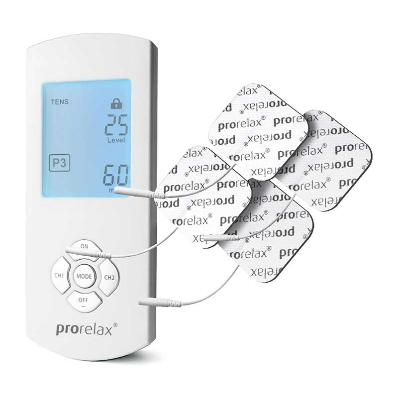دستگاه الکتروتراپی درمان درد و تقویت عضلات مدل TENS/EMS DUO برند Prorelax